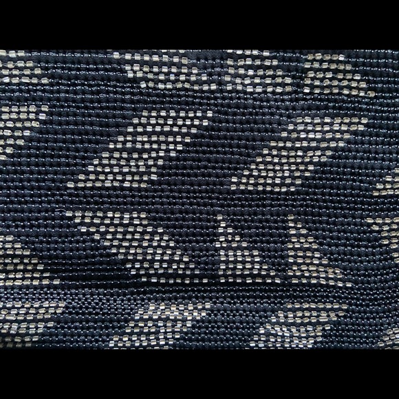 NWT Reiss gorgeous Art Deco black silk lace beaded cocktail dress w/ open back. - Picture 3 of 6